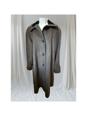 Vintage Jofeld Wool Blend Overcoat Women’s Long Button Front Coat Mexico
